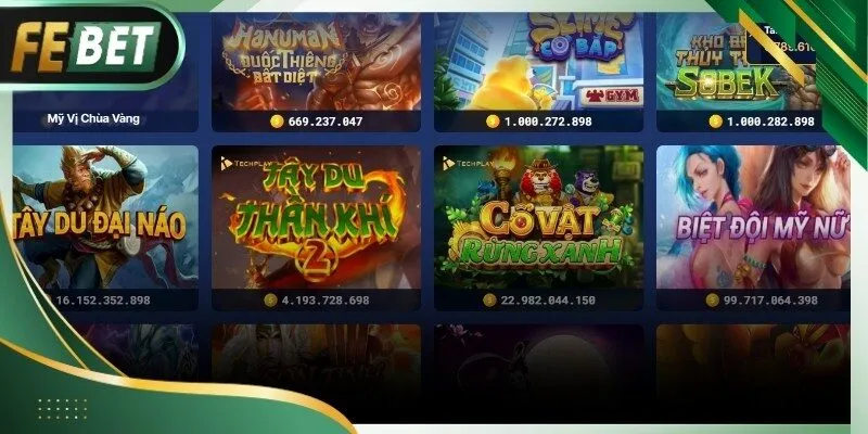 Danh sách game slot dễ thắng đa dạng phù hợp nhiều phong cách chơi