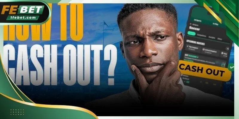 Giao diện khu vực rút tiền trên hệ thống Febet