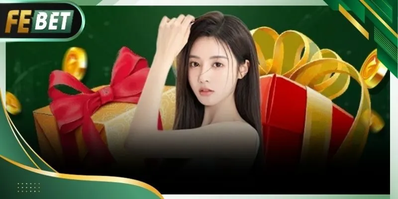 Giao diện nhận thưởng khuyến mãi trên hệ thống febet