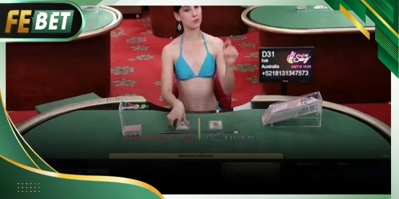 Sảnh AE Sexy Casino Febet với giao diện hiện đại và dealer chuyên nghiệp