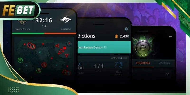 Tỷ lệ cược esport febet cập nhật nhanh theo diễn biến trận